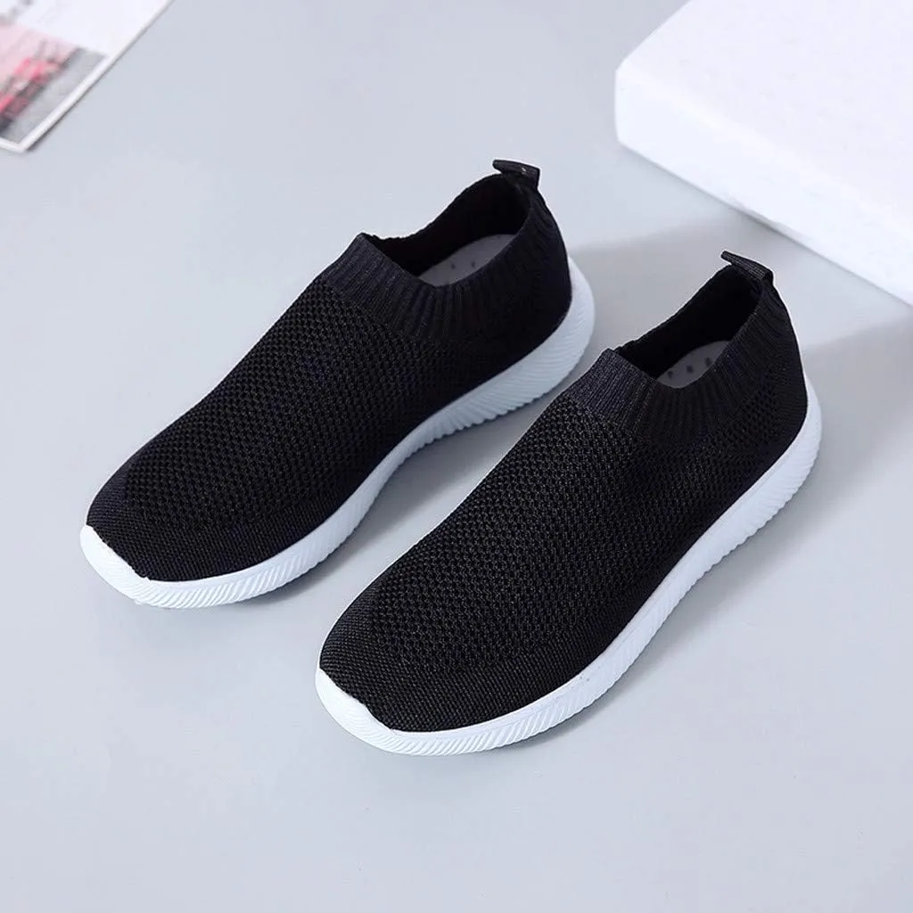 SBGMoSJ Women Sneakers Black Tenis OrtopDicos para Mujer para Caminar Extra Wide Gym Shoes for Women Running Shoes Womens Lightweight Fashion Sport Sneakers Black Slip On Shoes Women Size 11