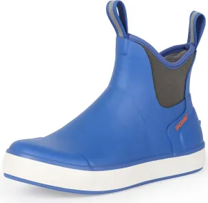 Showave Men??s Deck Boots Waterproof Ankle Saltwater Rain Boot Fishing Rubber Boots Slip On Neoprene Boat Booties Work Sailing Boot For Men