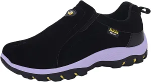 Slip On Shoes Women Wide Toe Box Walking Shoes Women Arch Support Slip On Women Casual Shoes Size 5.5 Chunky Sneakers for Women Y2K Black Athletic Shoes Women Size 5.5