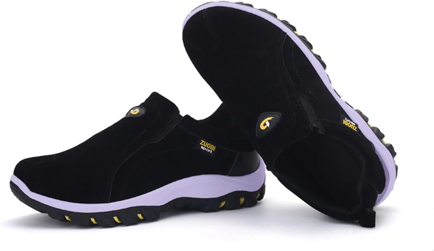 Slip On Shoes Women Wide Toe Box Walking Shoes Women Arch Support Slip On Women Casual Shoes Size 5.5 Chunky Sneakers for Women Y2K Black Athletic Shoes Women Size 5.5