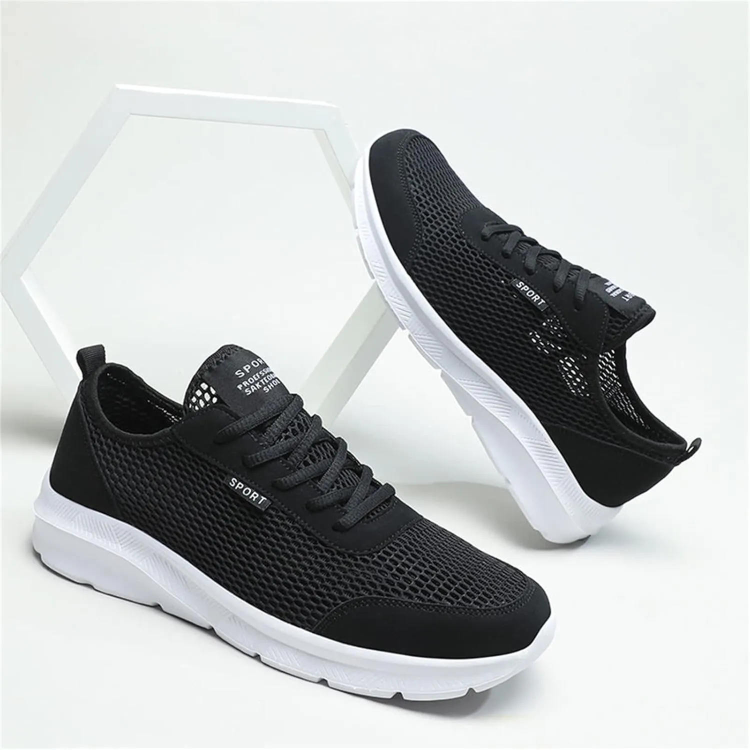 Sneakers for Men Men's New Shoes Men's Mesh Sneakers Lightweight Casual Walking Shoes Walking Shoe Fashion Casual Barefoot Tennis Men