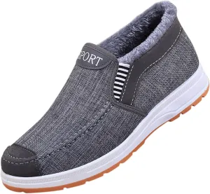 Snow Boots for Men Warm Lined Footwear Waterproof Outdoor Lightweight Winter Boots Slip on Ankle Booties Non-slip Hiking Boot Trekking Boots