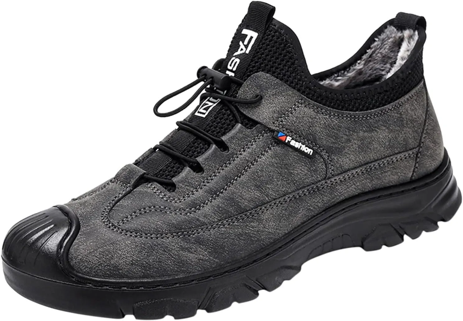 Snow Boots Men Warm Furry Lined Footwear Waterproof Outdoor Casual Winter Boots Non-Slip Lace Up Ankle Boots for Cold Weather Climbing Shoes Hiking Boots