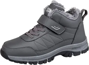 Snow Boots Men Warm Lined Footwear Waterproof Outdoor Lightweight Winter Boots Non-Slip Cold Weather Shoes Hiking Boot Trekking Boots