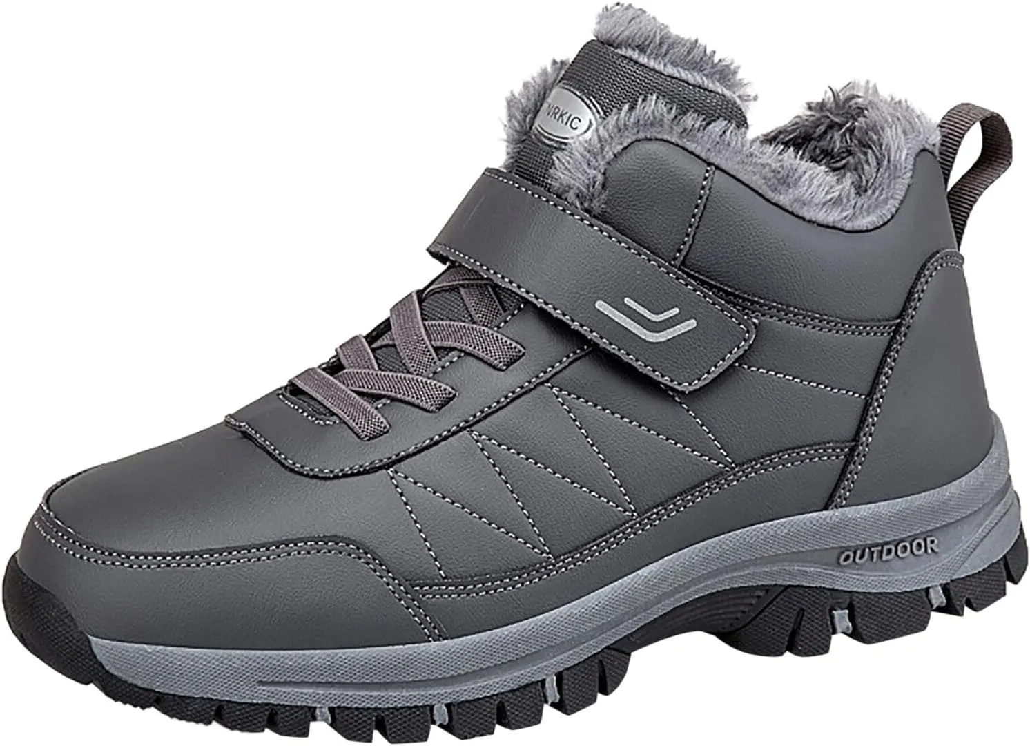 Snow Boots Men Warm Lined Footwear Waterproof Outdoor Lightweight Winter Boots Non-Slip Cold Weather Shoes Hiking Boot Trekking Boots