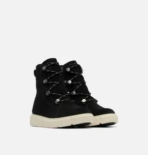 Sorel Women's Sorel Explorer III Joan Waterproof Boots-Black, Chalk