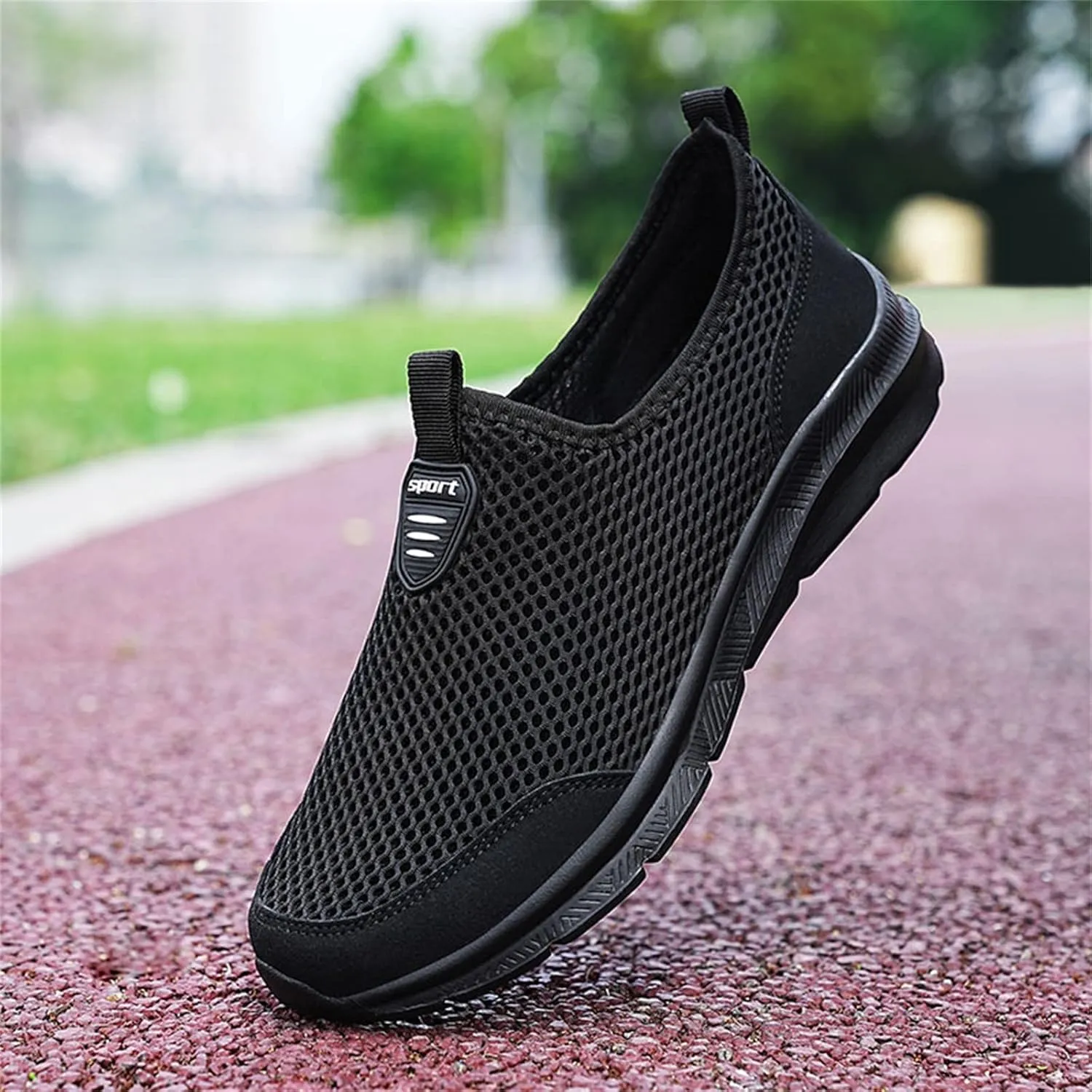 Tennis Running for Men Non Slip Mens Slip On Walking Shoes Lightweight Sneakers Breathable Tennis Shoes Casual Work Shoes