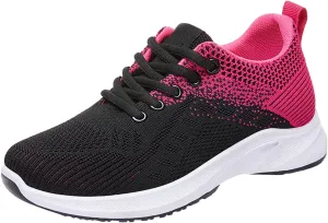 Tennis Shoes for Women, Womens Fashion Sneakers Comfort Wear Orthowear Shoes, Air Cushion Mesh Breathable Sneakers Walking Shoe for Workout Sports Tenis para Mujeres