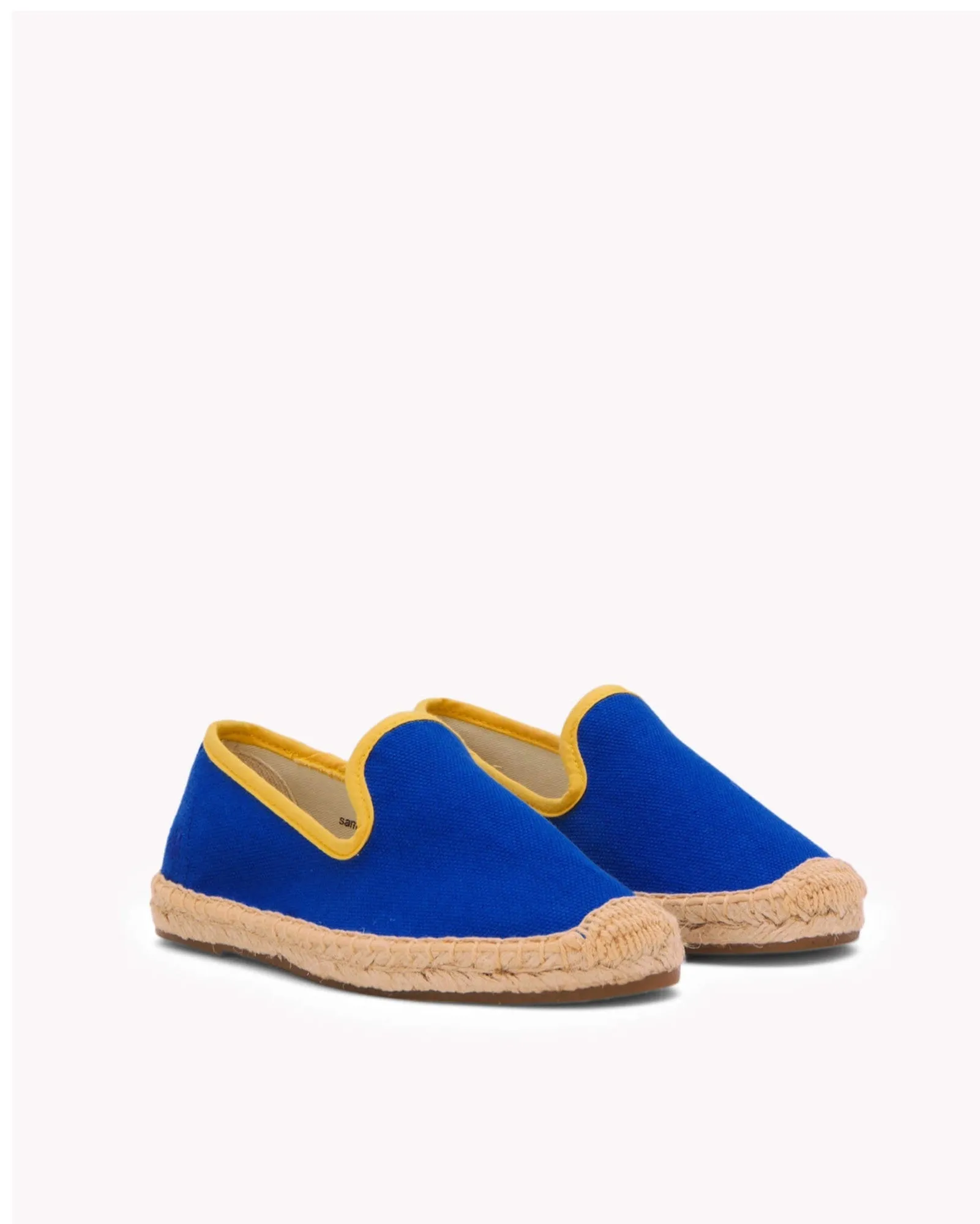 The Smoking Slipper - Contrast Piping - Blue / Yellow - Kids'