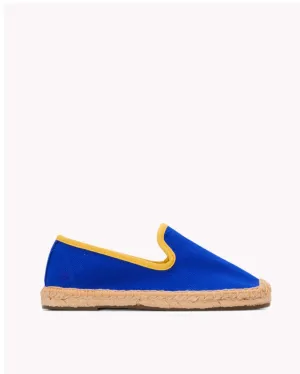 The Smoking Slipper - Contrast Piping - Blue / Yellow - Kids'