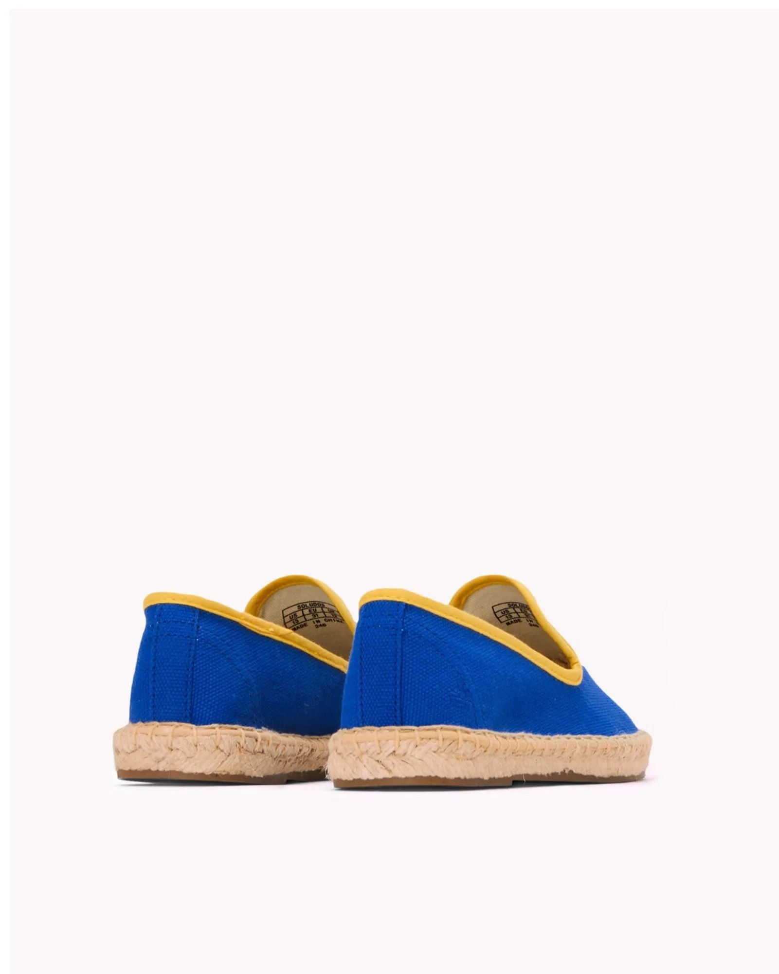 The Smoking Slipper - Contrast Piping - Blue / Yellow - Kids'