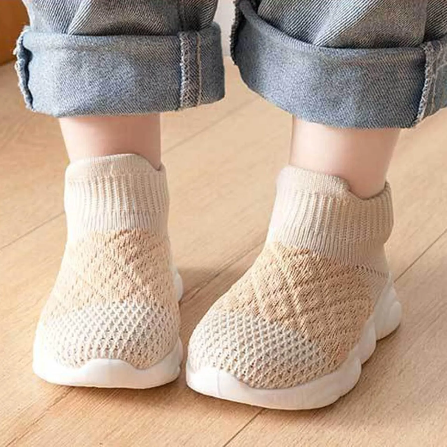 Toddler Girl Sandals Children Shoes Fashion Thick Soled Breathable Sneakers Baby Toddler Shoes Winter Shoes for Girls