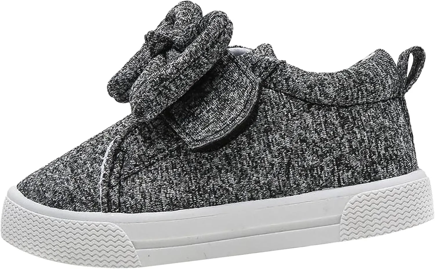 Toddler Lightweight Sneakers Walking Shoes for Kids Casual Shoes Cute Cotton Bowknot Running Tennis Girl Shoes Size 6