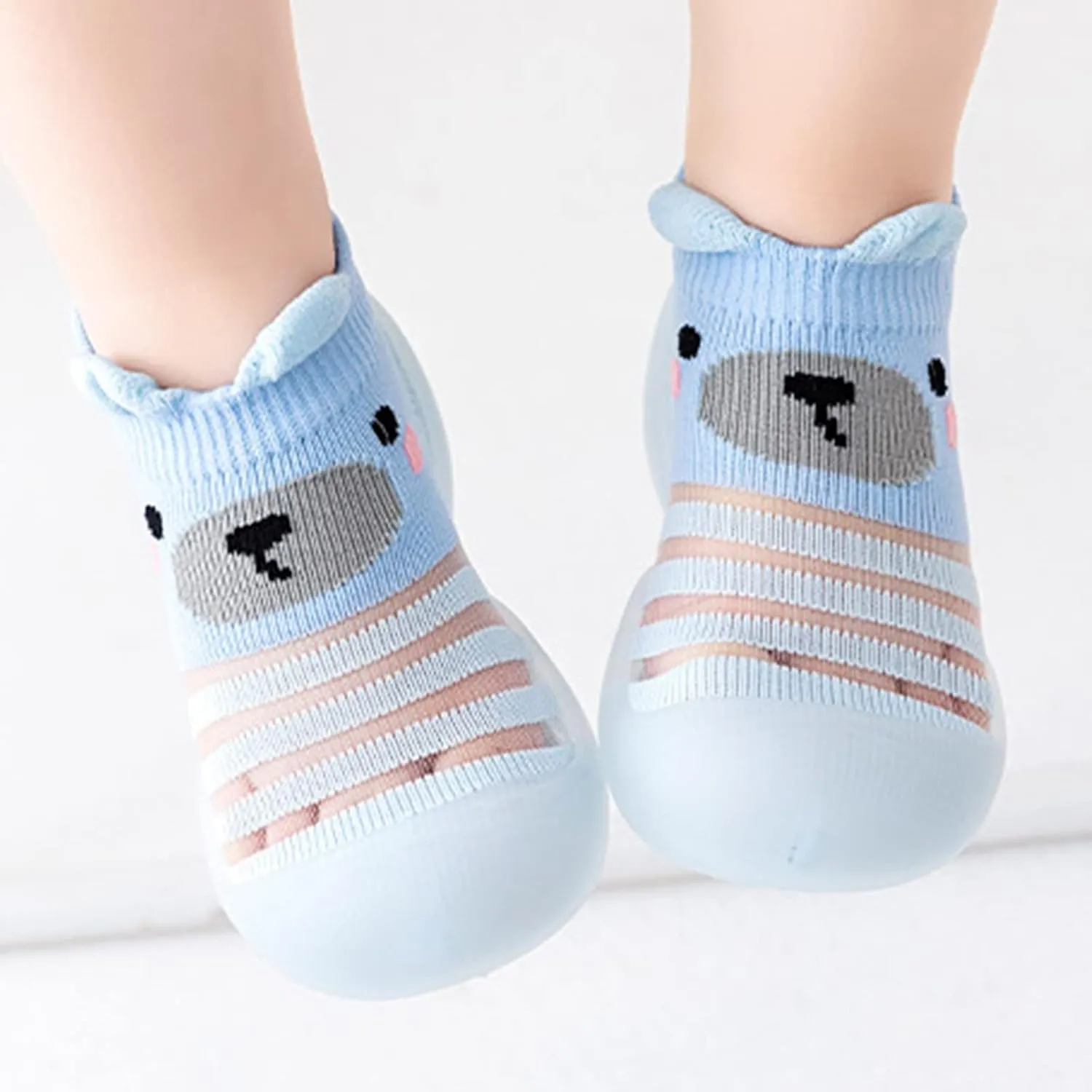 Toddler Sock Shoes,Infant Boys Girls Animal Prints Cartoon Socks Shoes Mesh The Floor Socks Non Slip Prewalker Shoes