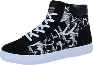 Womens Black Fashion Sneakers Size 10 Wide Toe Box Walking Shoes Women Arch Support High Top Basketball Shoes for Women Size 8 Women's Sneakers Size 9 Slip On Women Orthopedic Sneakers