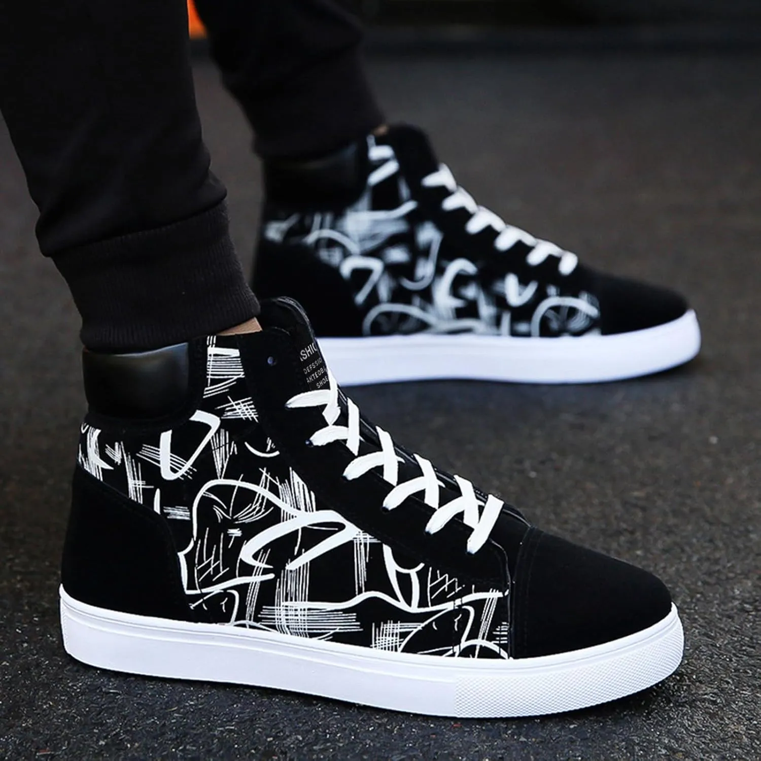 Womens Black Fashion Sneakers Size 10 Wide Toe Box Walking Shoes Women Arch Support High Top Basketball Shoes for Women Size 8 Women's Sneakers Size 9 Slip On Women Orthopedic Sneakers