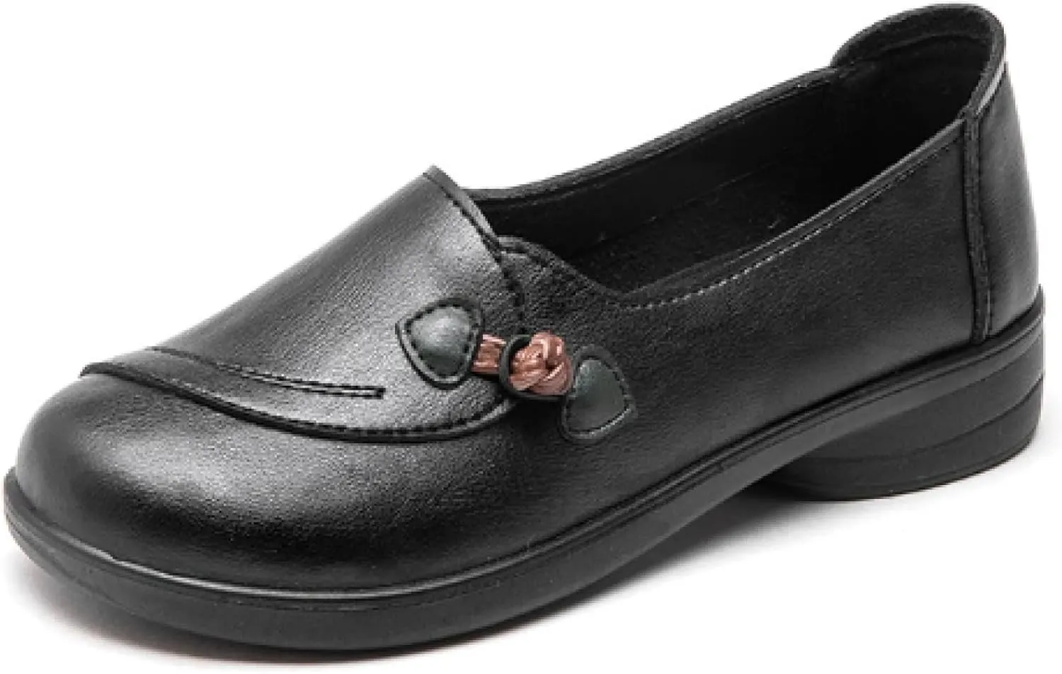 Women's Casual Skates, Comfortable Walking Flats, Leather Driving Shoes