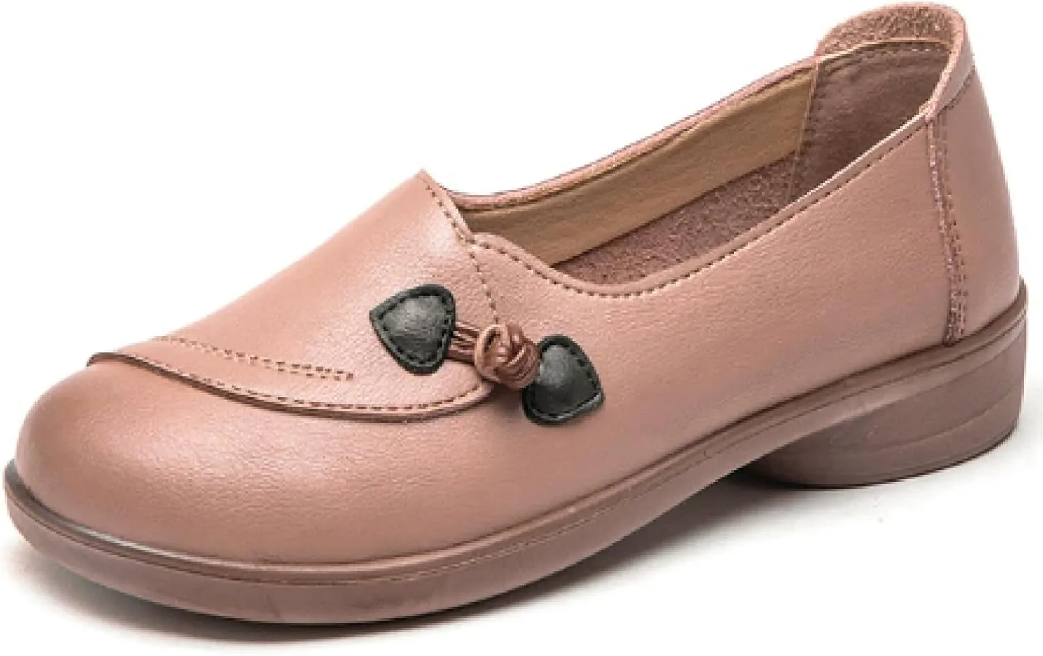 Women's Casual Skates, Comfortable Walking Flats, Leather Driving Shoes