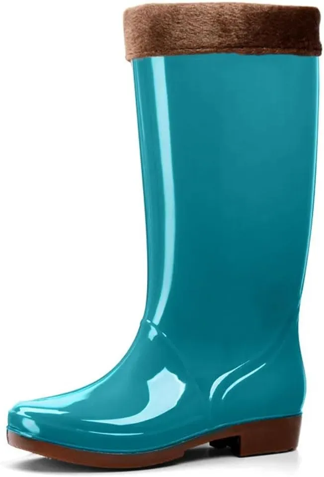 Women's fleece Waterproof Non-Slip Knee-High Boots