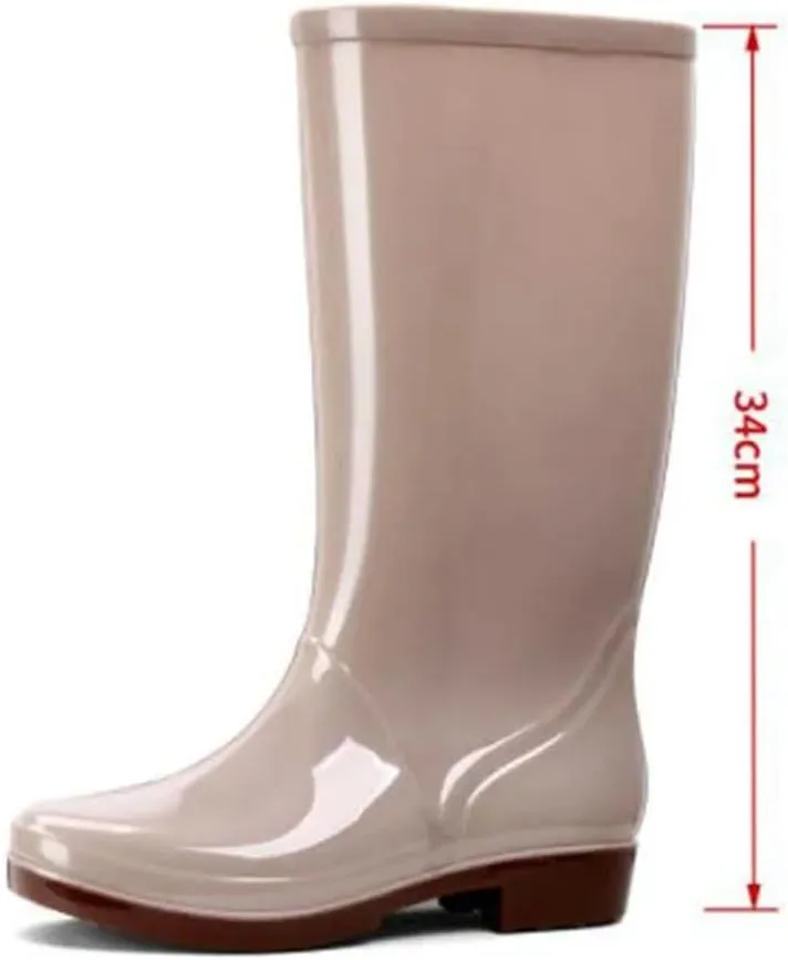 Women's fleece Waterproof Non-Slip Knee-High Boots