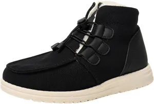 Womens Hiking Boots Waterproof Boots Lightweight Lace Up Boots Winter Work Boots for Women Teens Winter Boots