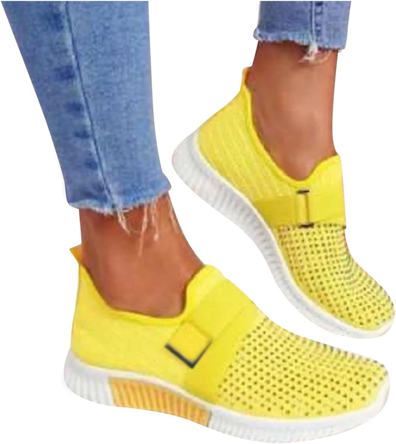 Women's Sneakers Wide Zapatos Ortop??Dicos para Mujer Antideslizantes Black Shoes Women Sneakers Women's Chunky Sneakers Platform Dad Shoes for Women White Non Slip Shoes for Women Nurse