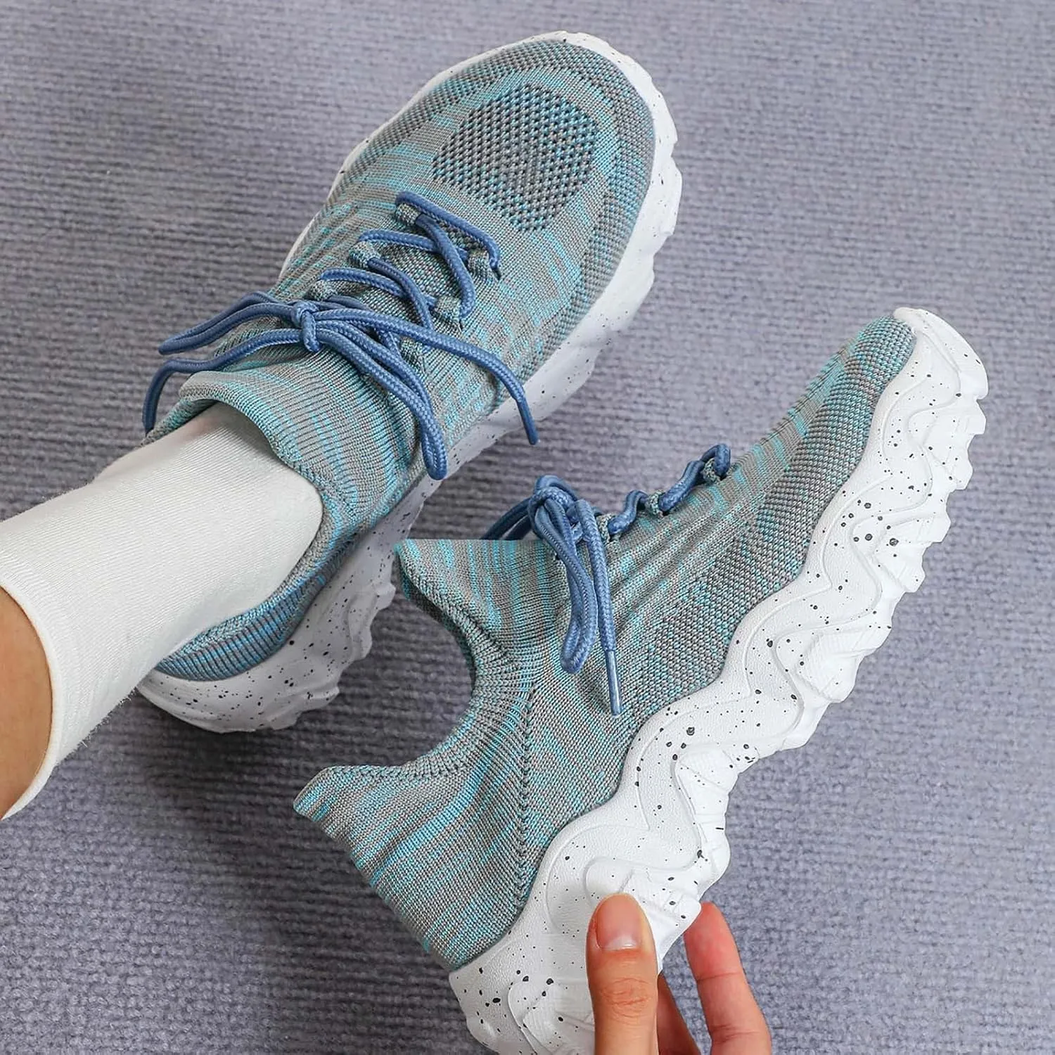 Womens Sneakers Womens Walking Sneakers Women Tennis Shoes Running Shoes for Women Lightweight Nonslip Sneaker