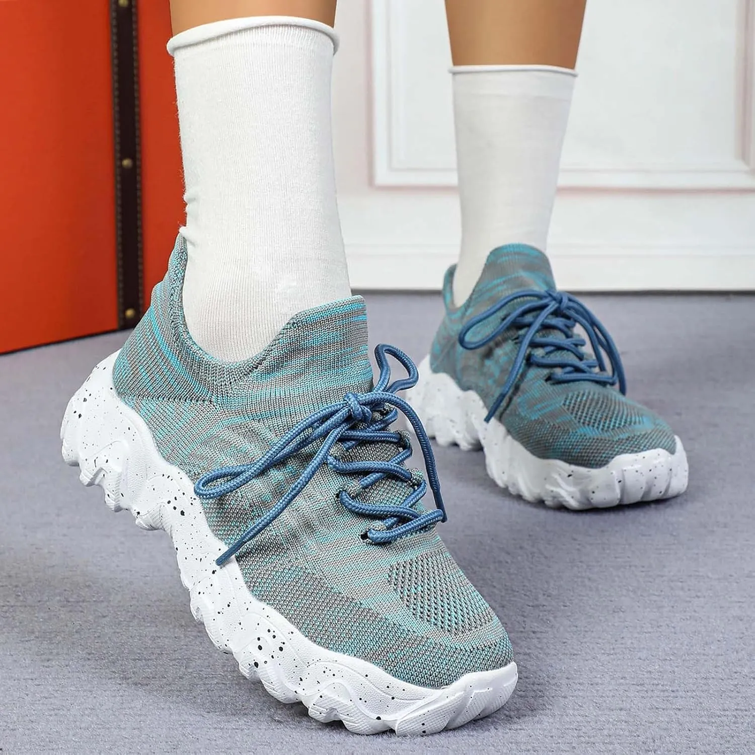 Womens Sneakers Womens Walking Sneakers Women Tennis Shoes Running Shoes for Women Lightweight Nonslip Sneaker