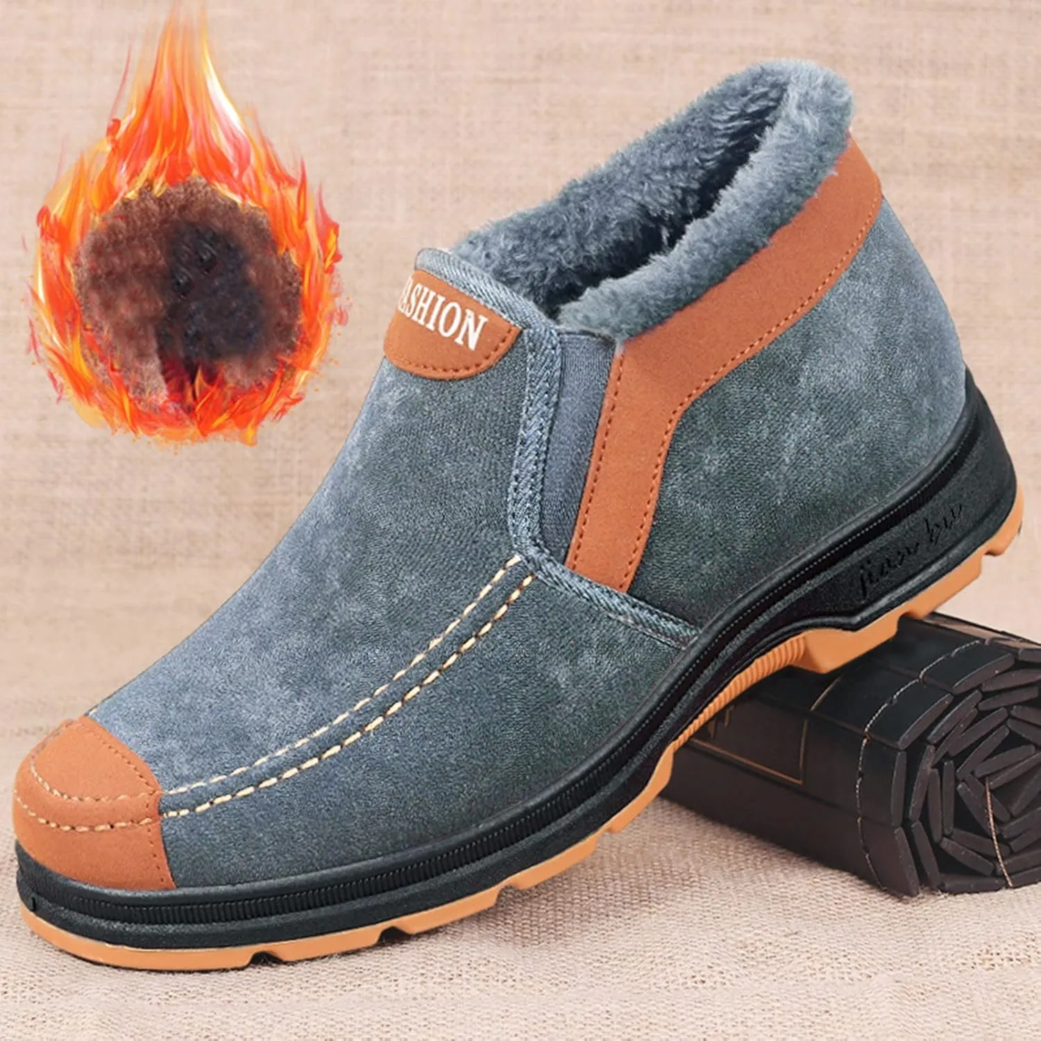 Womens Snow Boots Winter Warm Fu Lined Ankle Booties aterproof Insulated Slip On Shoes Short Boot Casual Shoes